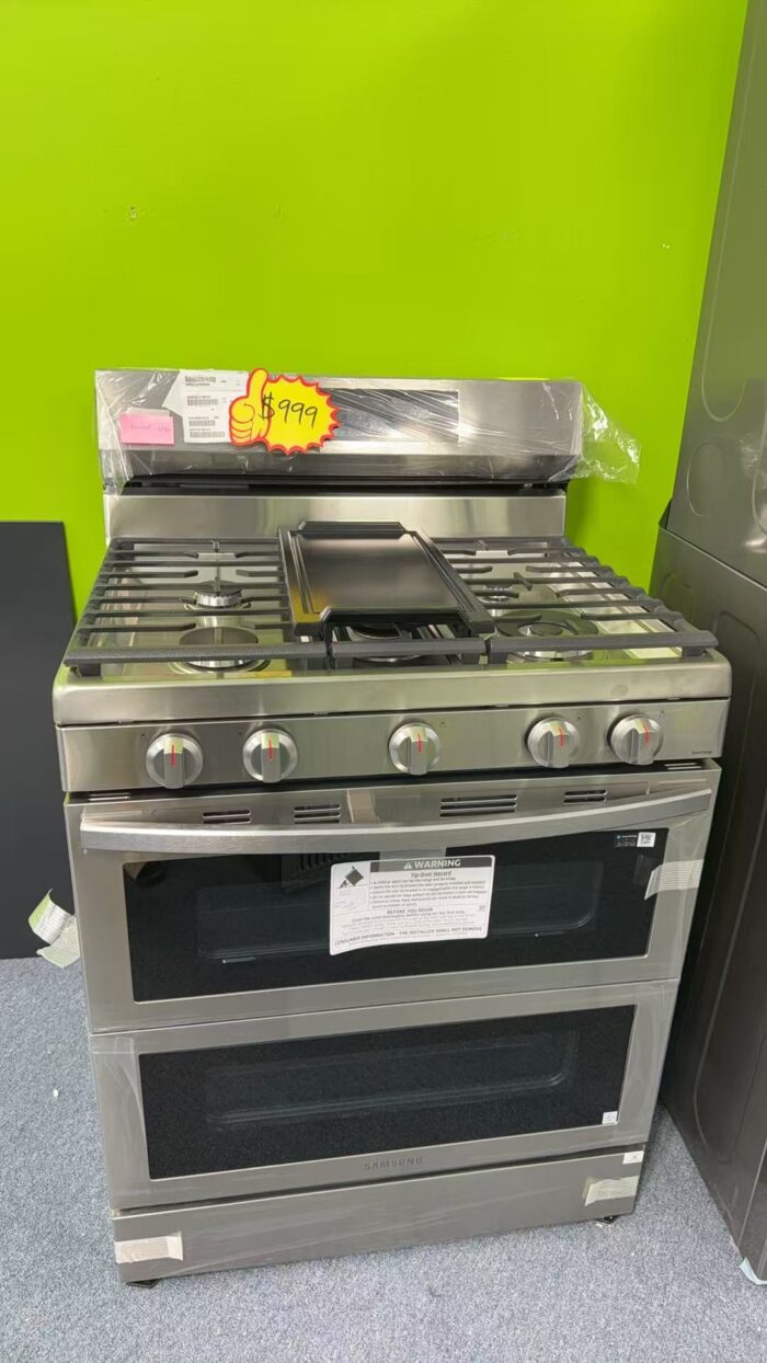 6.0 cu. ft. Smart Freestanding Gas Range with Flex Duo™, Stainless Cooktop & Air Fry in Stainless Steel - Image 2