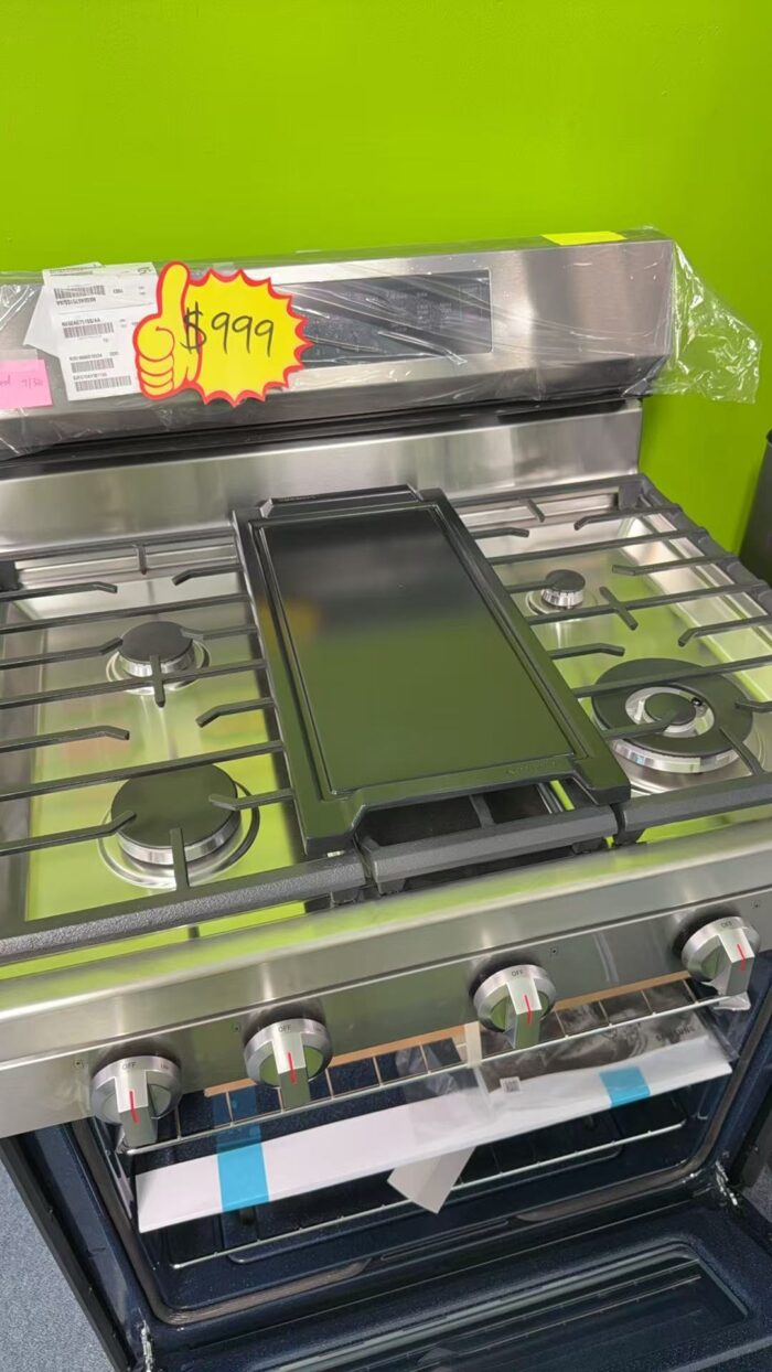 6.0 cu. ft. Smart Freestanding Gas Range with Flex Duo™, Stainless Cooktop & Air Fry in Stainless Steel - Image 5