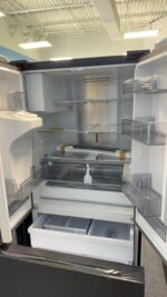 31 cu. ft. Mega Capacity 3-Door French Door Refrigerator with Four Types of Ice in Matte Black Steel - Image 4