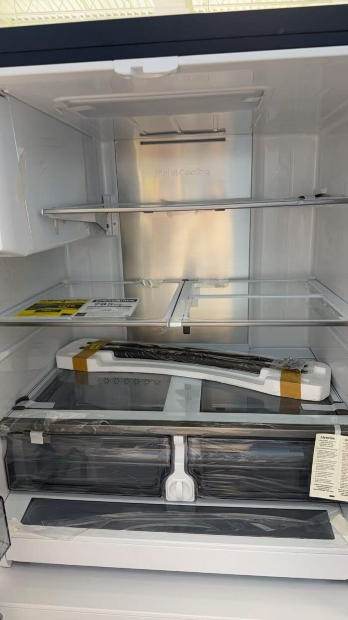 31 cu. ft. Mega Capacity 3-Door French Door Refrigerator with Four Types of Ice in Matte Black Steel - Image 3