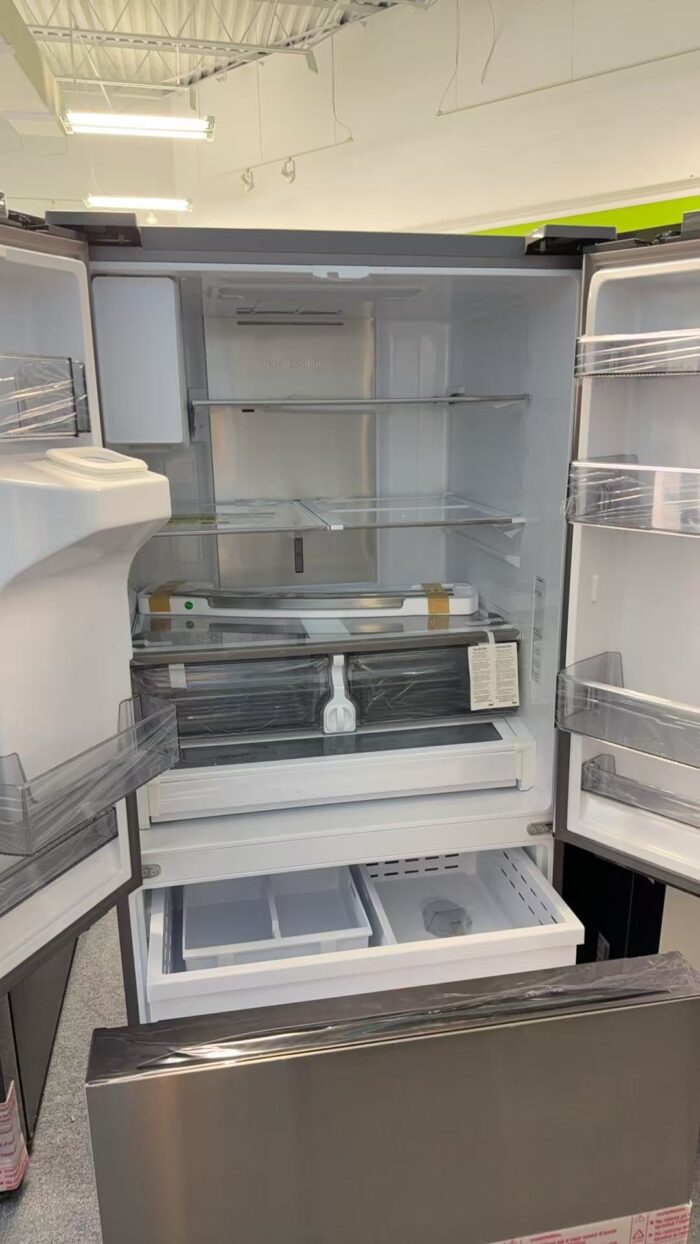 31 cu. ft. Mega Capacity 3-Door French Door Refrigerator with Four Types of Ice in Stainless Steel - Image 3