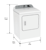 Maytag 7.0 cu. ft. ELECTRIC Dryer with Moisture Sensing in White