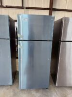 GE 17.5 cu. ft. Top Freezer Refrigerator in Stainless Steel, ENERGY STAR - Image 2