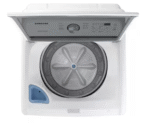 BRAND NEW Samung 4.5 cu. ft. High-Efficiency Top Load Washer in White with Impeller and Vibration Reduction - Image 3