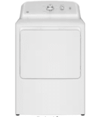 GE 7.2 cu. ft. vented Electric Dryer in White with Auto Dry and 120ft Venting