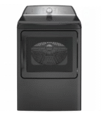 GE Profile 7.4 cu. ft. Smart Electric Dryer in Diamond Gray with Sanitize Cycle and Sensor Dry, ENERGY STAR