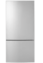 GE 17.7 cu. ft. Bottom Freezer Refrigerator in Fingerprint Resistant Stainless Steel, Counter Depth