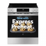 GE 30 in. 5 Burner Element Slide-In Electric Range in Stainless Steel with Crisp Mode