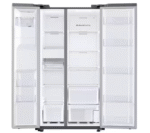 Samsung 27.4 cu. ft. Standard Depth Side-by-Side Refrigerator in Stainless Steel with Sphere Ice & External Water& Ice Dispenser - Image 2